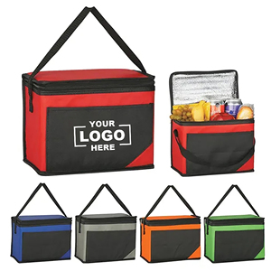 Lager Capacity Foldable Insulated Lunch Bag Custom Reusable Outdoor Waterproof Insulated Thermal Cooler Bags with Zipper - Product Image 1