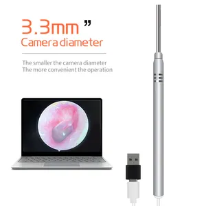 Otoscoop Camera 3.3Mm 1 Miljoen Pixels Inspectie Video Oorwax Removal Tool Oor Endoscoop