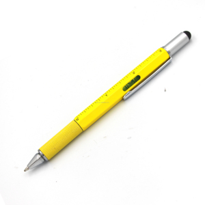 Penna Multifunzione Promozionale in Metallo con Touch Screen, Righello, Livella, Cacciavite e Penna a Sfera, Colore Personalizzabile, Forniture per Disegno Parker - Product Image 1