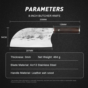 Maquinilla de afeitar afilada mango de madera <span class=keywords><strong>cuchillo</strong></span> para cortar huesos chef carnicero <span class=keywords><strong>cuchillo</strong></span> para deshuesar Acero inoxidable <span class=keywords><strong>carne</strong></span> pescado filete <span class=keywords><strong>cuchillo</strong></span> - Product Image 4