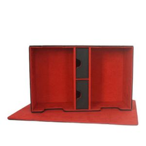 Boîte de rangement pour cartes de jeu en cuir PU personnalisable avec logo, haute qualité, à rabat, pour collection de cartes de visite, boîte de rangement pour cartes TCG – Vente chaude FX - Product Image 3