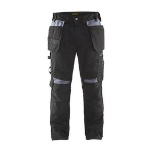 BLAKLADER - 155518609994C60 Pantalon Craftsman Noir/Gris-PANTALON DE TRAVAIL EAN 7330509591048 PANTALON DE TRAVAIL CARGO - Product Image 1