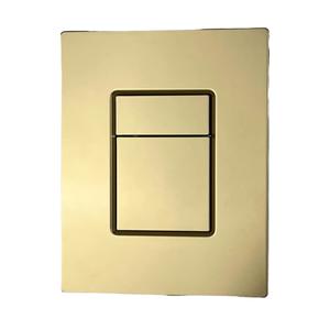 مرحاض كروم معلق على الحائط مع لوحة تدفق خزان مياه مخفي 9C ومزود بشطف مزدوج مخفي هوائي رقم 387320 للحمام - Product Image 1