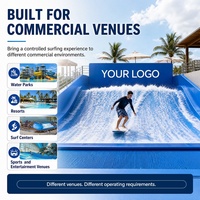 Machine de surf pour parc aquatique, simulateur de vagues artificielles commercial de 90 kW pour parcs aquatiques et attractions aquatiques