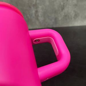 Tazas de Acero Inoxidable de 16 oz con Asa, Color Macaron, con Logotipo Personalizado, Envolturas UV DTF para Vinilo - Product Image 3