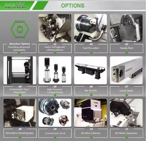 Centre d'usinage CNC horizontal automatique HT6, système Fanuc, 3 axes, solution de découpe de métaux de haute précision, pièces de précision - Product Image 4