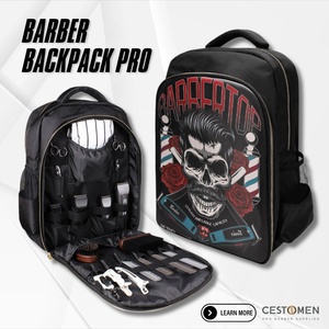 Vente en gros, sac à dos portable pour coiffeur, sac <span class=keywords><strong>de</strong></span> rangement pour outils <span class=keywords><strong>de</strong></span> <span class=keywords><strong>coupe</strong></span> <span class=keywords><strong>de</strong></span> <span class=keywords><strong>cheveux</strong></span>, sac à dos <span class=keywords><strong>de</strong></span> voyage pour coiffeur - Product Image 4