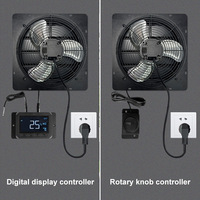 Ventilateur d'extraction silencieux EC pour salle de bain, ventilateur de fenêtre de cuisine, ventilateur d'extraction industriel mural à persiennes de protection OEM/ODM