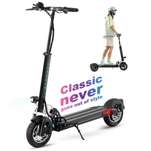 Elektrikli scooter toptan 10 inç katlanır e-scooter ile ayarlanabilir yükseklik ucuz elektrikli scooter yetişkinler için 150KG max yükleme