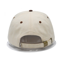 Gorra de Golf Deportiva de 5 Paneles con Visera Ligeramente Curvada, de Algodón Grueso, con Correa Trasera Ajustable y Logotipo Bordado Personalizado