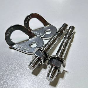 M12 M10 M8 25kN Vis en acier inoxydable Piton <span class=keywords><strong>Anchor</strong></span> Léger et portable de 1mm d'épaisseur pour l'escalade et le matériel de montagne - Product Image 1
