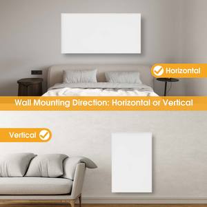 Panel Calefactor <span class=keywords><strong>de</strong></span> Grafeno <span class=keywords><strong>de</strong></span> <span class=keywords><strong>Bajo</strong></span> <span class=keywords><strong>Consumo</strong></span> para Montaje en Pared, Sin Luz, Calor Radiante Saludable - Product Image 6