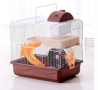 Nouvelle arrivée Cage à hamster à double étage Château Villa luxueuse Nid pour hamster