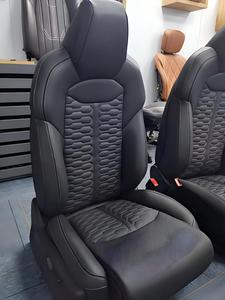 Siège de voiture en cuir entièrement <span class=keywords><strong>inclinable</strong></span> pour Audi Q7 4L SQ7 2005-2015, service de logo personnalisé - Product Image 1