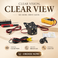 Caméra de recul universelle pour voiture Deyongwang AHD Fish-Eye 720P HD grand angle étanche vision nocturne 12V radio Android garantie 1 an