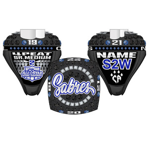 Custom Youth Lakers Championship <b>Rings</b> Basketball Football Baseball Softball Volleyball Made Diamond Wedding Occasions - Product Image 4