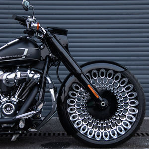 3D motocicleta agujero gordo fundido forjado ruedas delanteras traseras <span class=keywords><strong>llantas</strong></span> para 2018-2024 <span class=keywords><strong>Harley</strong></span> Softail Fat Boy Breakout Street Bob Low Rider S - Product Image 6