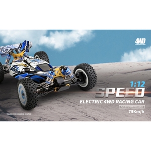 WLtoys XK 2.4G 4WD 124017 Buggy de Carreras sin Escobillas 75KM/H, Coche <span class=keywords><strong>RC</strong></span> Todoterreno Teledirigido para Hobby - Product Image 2