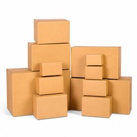 Cartons en kraft ondulé à double paroi RSC 5 plis, écologiques, recyclables et personnalisés pour boîtes à jouets avec logo en bronze