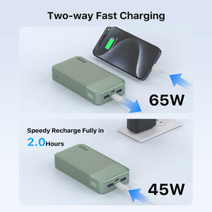 Batería Externa para Portátil NOBIS de 65W PD3.0 y 20000mAh de Litio-Polímero, Tipo-C/USB, Carga Rápida Portátil para MacBook Pro, <span class=keywords><strong>Steam</strong></span> Deck, iPhone - Product Image 2