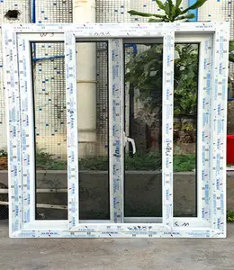 Guangzhou Manufacture Good Quality Upvc sliding window for Ghana