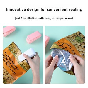 Handheld Plastic Bag Sealer – Mini Heat Sealing <b>Machine</b> for Food, Snacks, Rice, Tea, <b>Coffee</b> – Portable Manual Thermal Sealer – K - Product Image 1