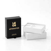 Jeu de cartes d'affirmation de la compassion personnelle, avec impression personnalisée de la taille et de la forme du papier, avec boîte en carton ondulé imprimée