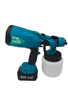 Pistolet pulvérisateur à batterie lithium 21V Capacité 800-900ml Trois modes de pulvérisation atomisés Conception portable sans fil 2 buses en cuivre avec entonnoir - Product Image 3
