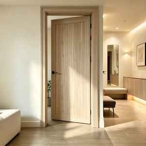 Puerta Interior de WPC Impermeable de Tamaño Personalizado de 44 mm y 60 mm para <span class=keywords><strong>Baño</strong></span>, Hotel, Apartamento - Product Image 4