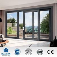 Ventanas Modernas de Doble Acristalamiento con Aislamiento Acústico Anti-Tormentas, Abatibles/Correderas, con Marco de Aleación de Aluminio