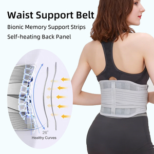 Ceinture lombaire en tourmaline, attelle auto-chauffante, thérapie magnétique, enveloppe protectrice, soutien dorsal, ceinture de massage, soins de santé - Product Image 3