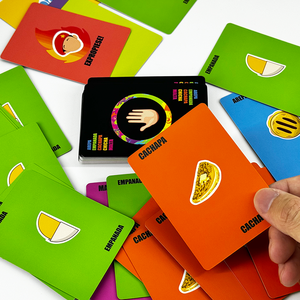 Gioco di carte da gioco con stampa personalizzata in fabbrica domanda di sviluppo personale per l'apprendimento del gioco di carte Flash