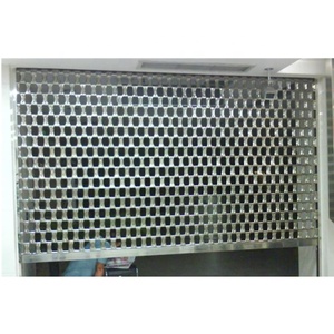 Puertas Enrollables de <span class=keywords><strong>Malla</strong></span> de Acero Inoxidable de Alta Calidad, Automáticas y Antirrobo, Puertas de Seguridad para Exteriores para Tiendas - Product Image 2
