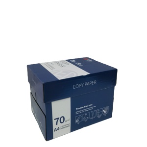 Papel de copia e impresión CIE 158 70GSM A4 <span class=keywords><strong>2</strong></span> cajas al por mayor a precios de fábrica bajos 80GSM de peso - Product Image 1
