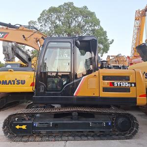 Excavatrice d'occasion en bon état SANY 135C 13 tonnes, pelle hydraulique compacte sur chenilles, en vente - Product Image 2