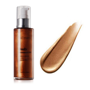 Conjunto personalizado al por mayor de aceite de bronceado con bajo MOQ de etiqueta privada Body Glitter Body Shimmer Oil Body Glow Cream/<span class=keywords><strong>Bronceador</strong></span> Sin logotipo Maquillaje - Product Image 1