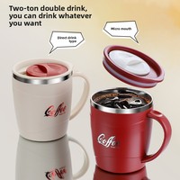 Tasse moderne en acier inoxydable 304 Nouvelle tasse à eau d'été Tasse à café de bureau Design classique Cadeau d'affaires pour Coke