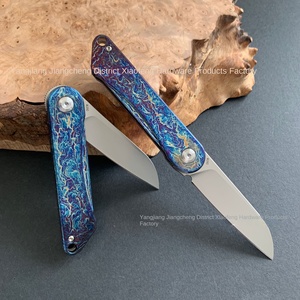 Thép không gỉ gấp dao xách tay lockless Túi cắm trại dao ngoài trời độ cứng cao EDC dao nhỏ cấp công nghiệp - Product Image 3