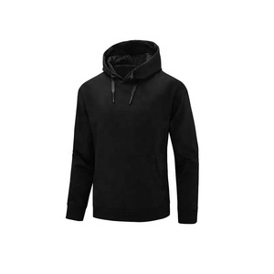 Ensemble de survêtement décontracté pour homme : sweat à capuche noir et pantalon de jogging coupe droite - Product Image 2