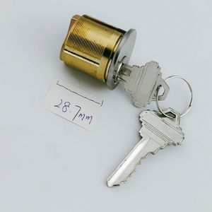 High Quality Solid Brass Mortise Cylinder <strong>Door</strong> Lock with SC1 Keyway for Commercial Storefront <strong>Doors</strong> - Product Image 3