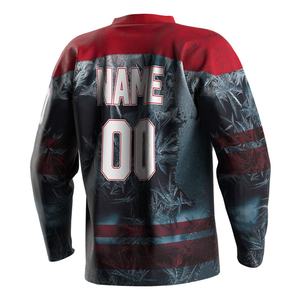 Uniforme Deportivo Personalizado para Equipos Universitarios, Sublimación, Jersey de Hockey en Blanco - Product Image 4