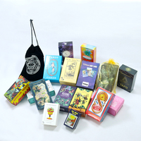Cartes de tarot familiales personnalisées en usine avec boîte double en papier pour jeux et cadeaux