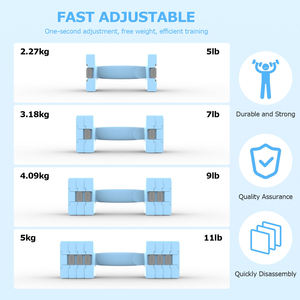<span class=keywords><strong>Precio</strong></span> directo de fábrica mancuerna ajustable para Fitness interior señoras Yoga mancuernas de peso ajustables - Product Image 6