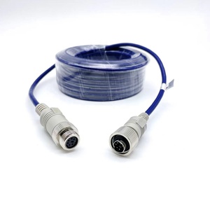 OEM/ODM 4-10 Pin cabo para câmera de visão traseira do carro Mini Din <span class=keywords><strong>6</strong></span> Pin E1508 Terminal S-Video Feminino 4P Mini Coaxial Monitor DVD Player - Product Image 2