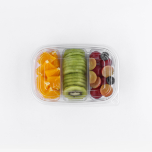 Boîte d'emballage pour fruits en plastique PET transparent ventilé, conteneur à clapet pour fraises, bleuets, cerises, <span class=keywords><strong>tomates</strong></span> fraîches avec couvercle à fermeture à pression - Product Image 2