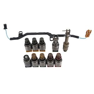 Kit de Nueve Válvulas Solenoides de Transmisión Automática 6HP21 de Alta Calidad y Arnés de Cables para BMW, Audi, Hyundai - Product Image 1