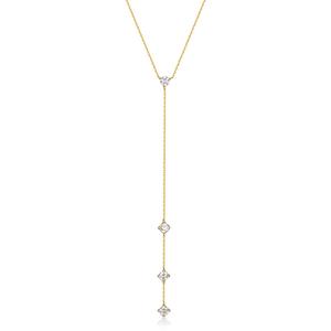 <span class=keywords><strong>Foxgirl</strong></span> Lariat Personnalisé En Argent Sterling Inoxydable En Gros Bijoux De Mode En Forme De Y Long Collier pour Les Femmes - Product Image 1