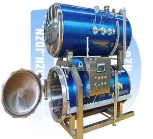 High Temperature steam water immersion spray can Food sterilizer autoclave Retort