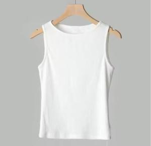 JAC22 F25279 Chaleco Base sin Mangas con <span class=keywords><strong>Hilo</strong></span>, Estilo Halter, Efecto Reductor para <span class=keywords><strong>Mujer</strong></span> - Product Image 2