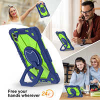 Funda de Silicona Antigolpes con Soporte Multiángulo para Tablet Xiaomi Redmi Pad 2 Pro 12.1 Pulgadas y POCO Pad M1 12.1 Pulgadas 2025 Business